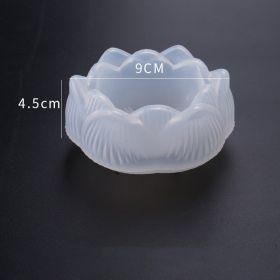 Drip Glue Lotus Candlestick Mold Storage Box Ashtray