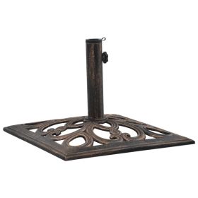 Umbrella Base Bronze 26.5 lbs 19.3" Cast Iron