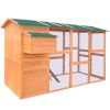 Chicken Coop Wood 116"x64.2"x67"