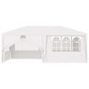 Professional Party Tent with Side Walls 13.1'x19.7' White 0.3 oz/ftÂ¬â‰¤