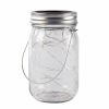 2x Solar Mason Jar Lid Insert Fairy String Light 20 LED Jar Include Garden Decor