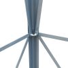 8FT Weather Resistant Yard Garden Windmill Gray & Red