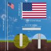 30 ft Al Flag Pole w/ US Flag and Ball