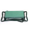 Outdoor 2-in-1 Functional Heavy Duty Garden Stool and Kneeler, Foldable Gardening Bench with Tool Bags for Kneeling and Sitting to Prevent Knee & Back