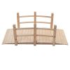 Arch Bridge Small Wooden Bridge Courtyard Outdoor Anticorrosive Wood Landscape Bridge Burlywood