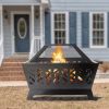 IRON FIRE PIT OUTDOOR