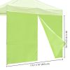 10x10ft EZ Canopy Gazebo Zipper Full Size Side Wall/Bright Green