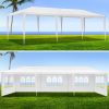 10'x30' Wedding Party Canopy Tent Outdoor Gazebo with 8 Removable Sidewalls Thicker Pipe&Cloth