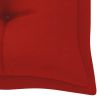 Garden Bench Cushion Red 70.9"x19.7"x2.8" Fabric