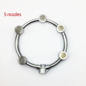 Stainless Steel Round Ring Four Nozzle (Option: 5nozzles)