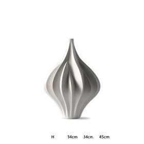 Spiral Twist Pointed Mouth Vase Ornaments Accumulation Round Ball (Option: Ru Li Flower Ware H type)