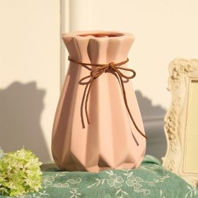 Mediterranean Word Mother's Milk Kettle Ceramic Vase Decorative Ornaments (Option: Twine powder)