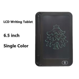 LCD Writing Tablet Children Magic Blackboard Dig (Option: Black6.5singlecolor)