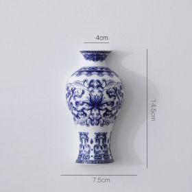 Ceramic Vase Antique Dracaena Sanderiana Living Room Home Accessories (Option: 02style)