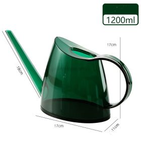 Long-spout Watering Kettle For Household Gardening (Option: Dark green)