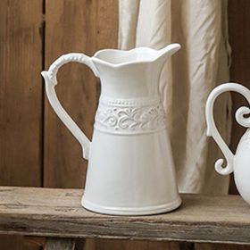 Mediterranean Word Mother's Milk Kettle Ceramic Vase Decorative Ornaments (Option: Carved kettle high)