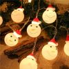 Led Christmas Holiday Decorative Lights Santa Claus Snowman Lights String Usb Lights