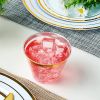 10/50/100pcs Gold Plastic Cups Disposable Transparent Plastic Cup Wine Glass Champagne Cup Birthday Wedding Decor Party Supplies