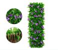 Simulation fence leaves wooden fence Retractable fence fake plant fence Garden yard decoration fence