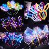 Easter Headwear Led Bunny Ears Headbands Glowing Rabbit Cat Party Light Up Blinking Headwear Wedding Birthday Holiday Gift Decor